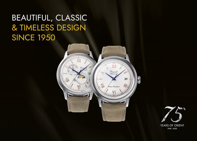 Orient Classic Bambino Automatic RA-AC0027S30B 75th Anniversary Limited Edition 9500pcs (+ reserveriempje)