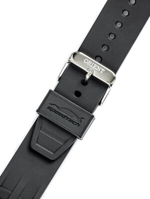 Siliconen bandje Orient VDEWZSB 24mm (voor het modely SDA05, SKT00), zwart