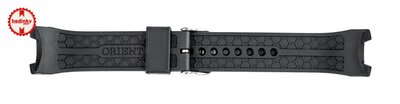 Siliconen bandje Orient VDEWZSB 24mm (voor het modely SDA05, SKT00), zwart