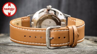 Leren horlogeband Ricardo Napoli, bruin V1