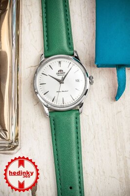 Leren horlogeband Ricardo Ancona, groen, Quick Release