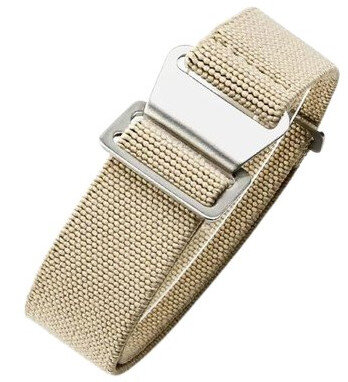 Nylon riem Ricardo, beige