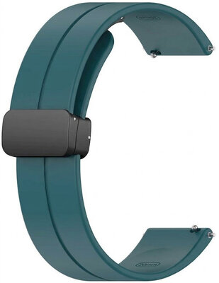Siliconen horlogeband Ricardo Ovindoli 22mm, Green, Quick Release