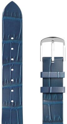 Lederen band JVD RBR14C819-LEA-V16 16mm, blauw