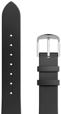 Lederen band JVD RBR14C819-LEA-V2 16mm, zwart