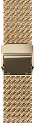 Stalen armband JVD RBG14C819-MESH 16mm, goud, milanese