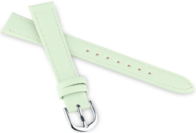 Lederen band JVD RJ7227.2 14mm, groen, kinderen