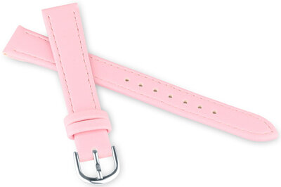 Lederen band JVD RJ7227.3 14mm, roze, kinderen