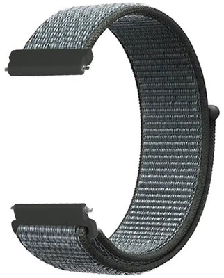 Nylon riem Ricardo 20mm (voor Coros Pace 2), grijs, Quick Release