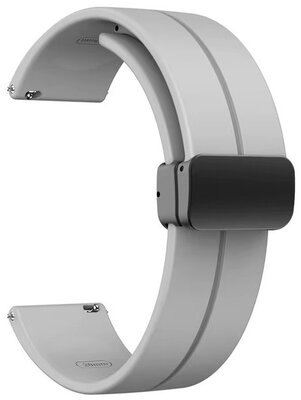 Ricardo Siliconen band 20mm (voor Amazfit Active 2), grijs, Quick Release