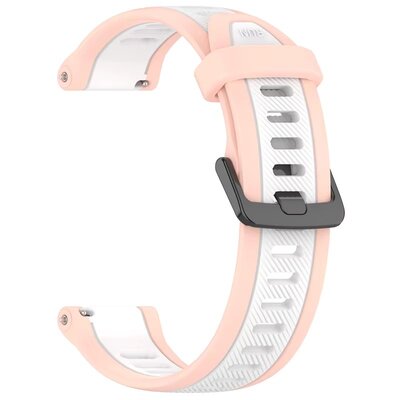 Ricardo Silicone Strap 20mm (voor Garmin Venu, Venu Sq, Venu 2 plus, etc.), beige, Quick Release