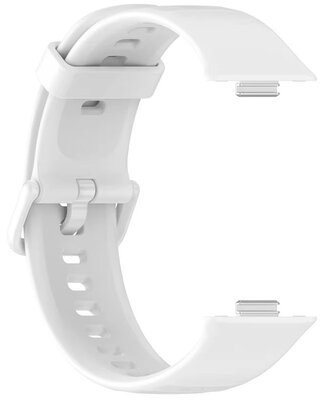 Siliconen band Ricardo 20mm (voor Huawei Watch Fit 3), wit