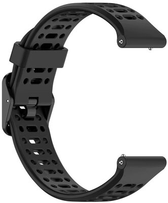 Siliconen band Ricardo 22mm (voor Coros Pace 3, Apex 2 Pro), zwart V1, Quick Release