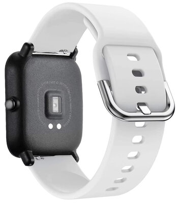 Ricardo Silicone Strap 22mm (voor Polar Vantage M2, V3, Grit X), wit, Quick Release