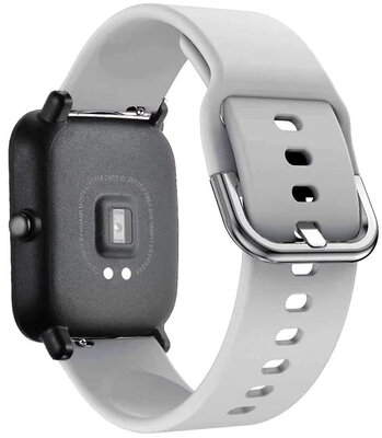 Ricardo Silicone Strap 22mm (voor Polar Vantage M2, V3, Grit X), grijs, Quick Release