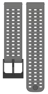 Ricardo Silicone Strap 22mm (voor Suunto 9 Peak, Race, Vertical), grijs, Quick Release