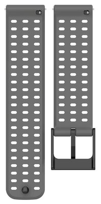 Siliconen bandje Ricardo 22mm (pro Suunto 9 Peak, Race, Vertical), grijs, Quick Release