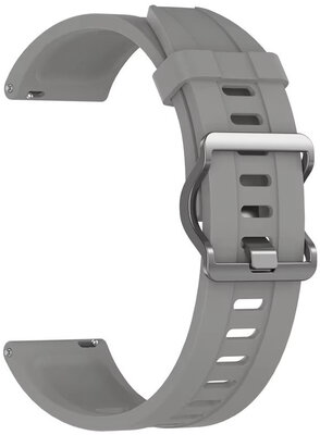 Siliconen band Ricardo 22mm (voor Xiaomi), grijs V1, Quick Release