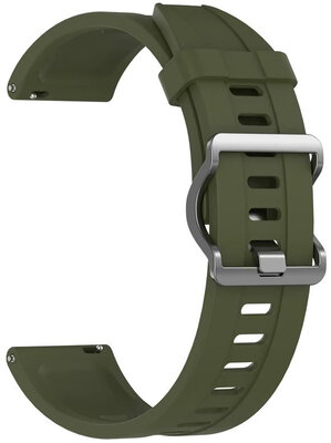Siliconen band Ricardo 22mm (voor Xiaomi), groen, Quick Release
