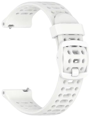 siliconen horlogeband Ricardo Pejo 22mm, White, Quick Release