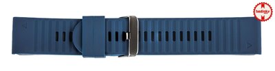 siliconen horlogeband Ricardo Livigno 26mm, Dark Blue, QuickFit