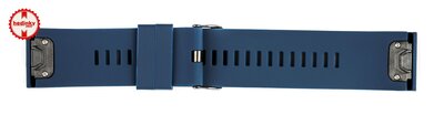 siliconen horlogeband Ricardo Livigno 26mm, Dark Blue, QuickFit