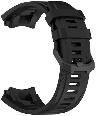 siliconen horlogeband Ricardo Moena (voor Amazfit T-Rex 3), Black, + accessoires voor vervanging