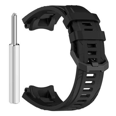 Ricardo siliconen band (voor Amazfit T-Rex 3), zwart, + vervangingsaccessoires