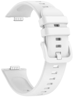 Siliconen horlogeband Ricardo Lavarone (voor Huawei Watch Fit 3, 4, 4 Pro, 5, 5 Pro), White