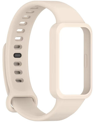 Siliconen horlogeband Ricardo (voor Xiaomi Band 9 Active), beige
