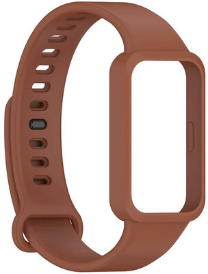 Siliconen horlogeband Ricardo (voor Xiaomi Band 9 Active), bruin