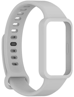 Siliconen horlogeband Ricardo (voor Xiaomi Band 9 Active), grijs
