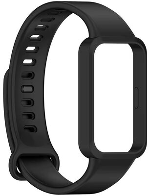 Ricardo siliconen band (voor Xiaomi Mi Band 9 Active), zwart