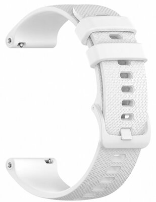 Siliconen horlogeband Ricardo Aprica 20mm, Quick Release, White V2