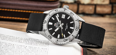 Siliconen bandje Ricardo Tivoli, zwart, Quick Release