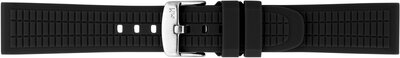 Siliconen bandje Morellato Tanaro 6085187.019 M, zwart, Quick Release