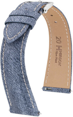 Natuurlijke riem Hirsch Fibre Plant L 04299082-2, blauw, natuurlijke vezels, lengte L, Quick Release Limited Edition