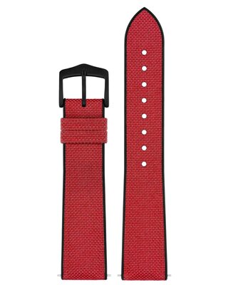 Textielband Hirsch Arne L 0925090060-5, rood, textiel/natuurrubber, lengte L, Quick Release