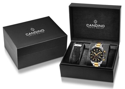 Candino heren Sport Chronos C4748/D (+ reserveband)