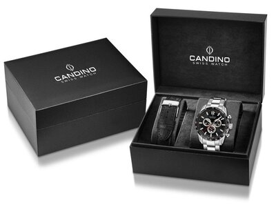 Candino heren Sport Chronos C4757/D (+ reserveband)