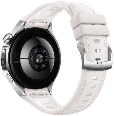 Huawei Watch 5 42mm LTE Silver, White Composite Strap