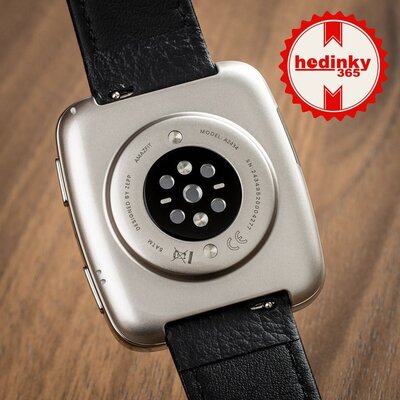 Amazfit Active 2 (Square) Black Leather (+vervangende horlogeband)