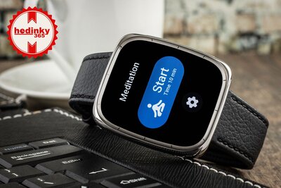 Amazfit Active 2 (Square) Black Leather (+vervangende horlogeband)
