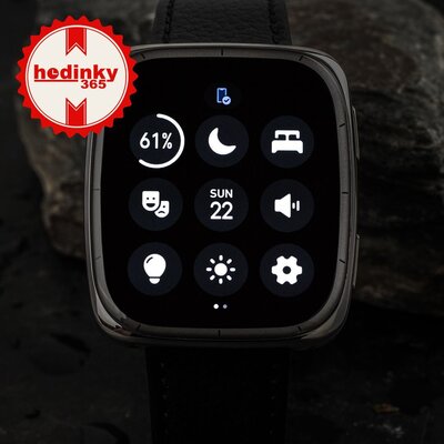 Amazfit Active 2 (Square) Black Leather (+vervangende horlogeband)