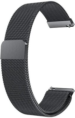 Ricardo stalen armband 20mm (voor Garmin Fenix 8/7S/6S (43mm), etc.), grijs, QuickFit