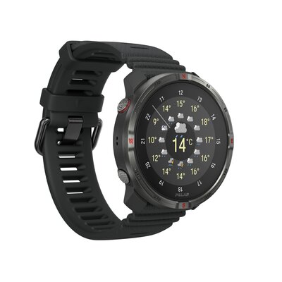 Polar Grit X2 Night Black, maat S-L