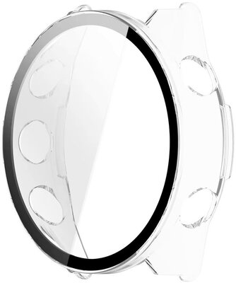 Beschermhoes (voor Garmin Forerunner 970), kunststof, transparant + glas