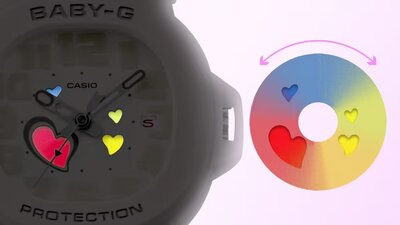 Casio Baby-G BGA-10-3AER Playful Hearts Series