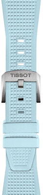 Rubberen bandje Tissot T852.050.985 (voor het model Tissot PRX 40mm), blauw