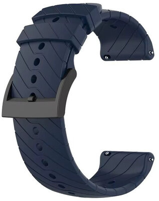 Siliconen bandje Ricardo 24mm (pro Suunto), blauw, Quick Release